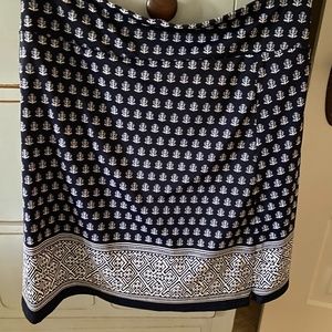 Jude Connally Skort, Navy and White, Size Small